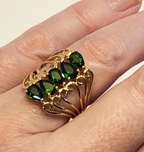 Green chrome diopside 18k - chrome,